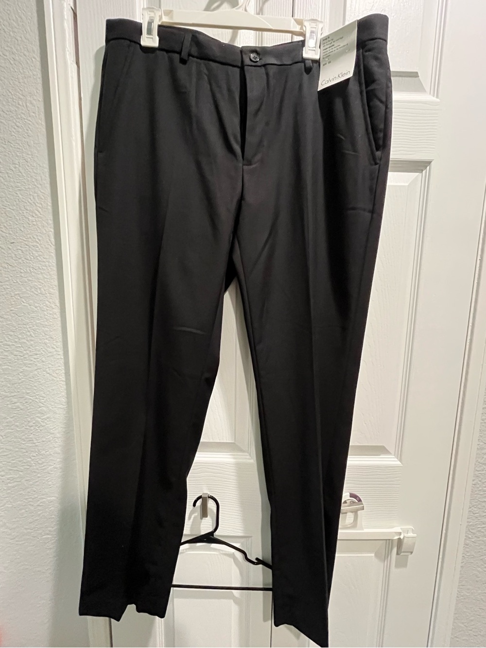 Calvin Klein Men's Black Slim Fit Trousers